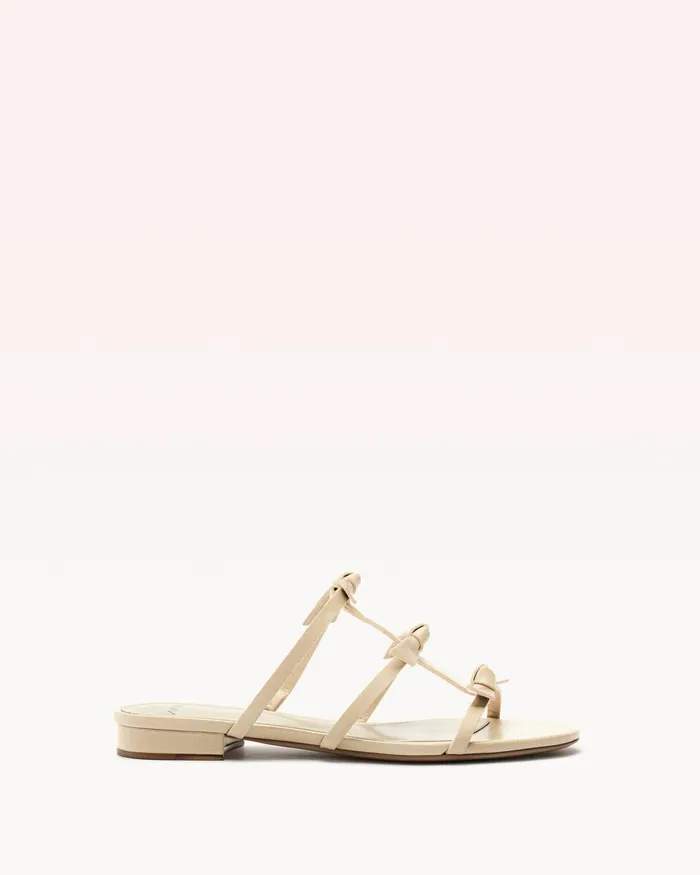 Flats Women Alexandre Birman Slim Lolita Slide Chalk Chalk