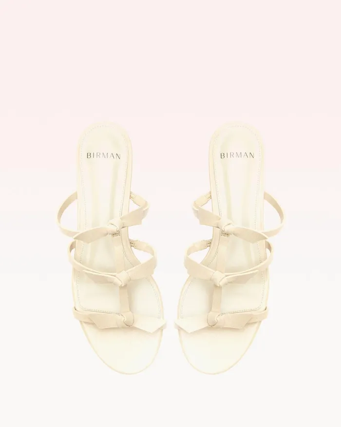 Flats Women Alexandre Birman Slim Lolita Slide Chalk Chalk