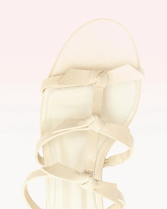 Flats Women Alexandre Birman Slim Lolita Slide Chalk Chalk