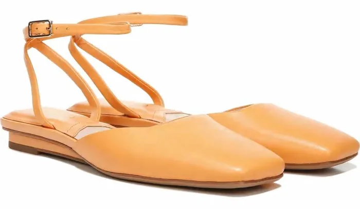 Flats Women Franco Sarto Franco Jolee Flat Cantaloupe Leather