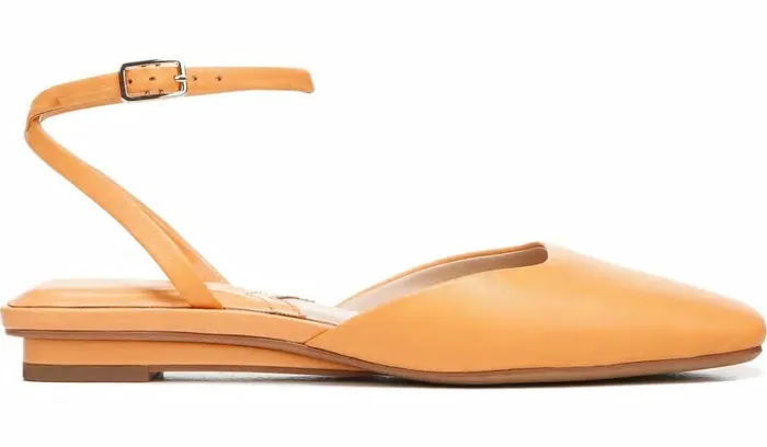 Flats Women Franco Sarto Franco Jolee Flat Cantaloupe Leather