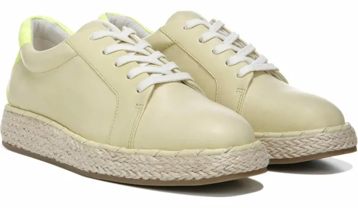 Flats Women Franco Sarto Quinn 2 Sneaker Lemonade Leather