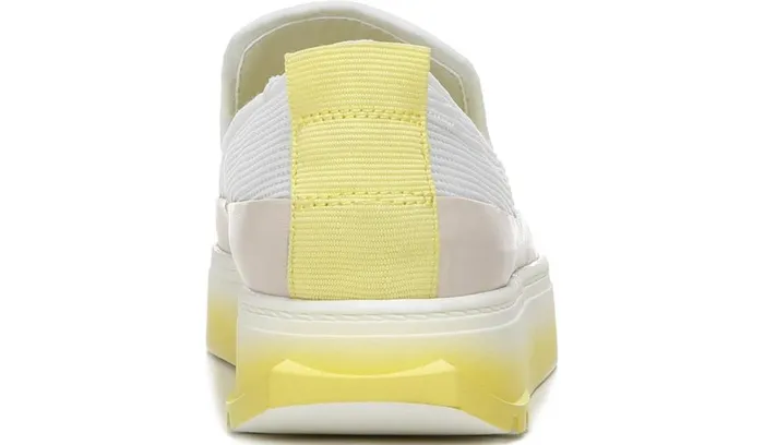 Flats Women Franco Sarto Sarto Debra 2 Platform Slip On Sneaker White Fabric