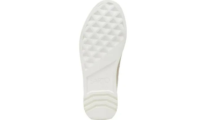 Flats Women Franco Sarto Sarto Debra 2 Platform Slip On Sneaker White Fabric