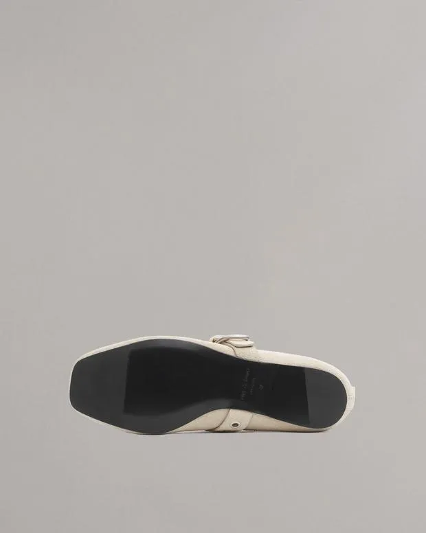 Flats Women Rag and Bone Spire Mary Jane Shoes Light Sand Suede