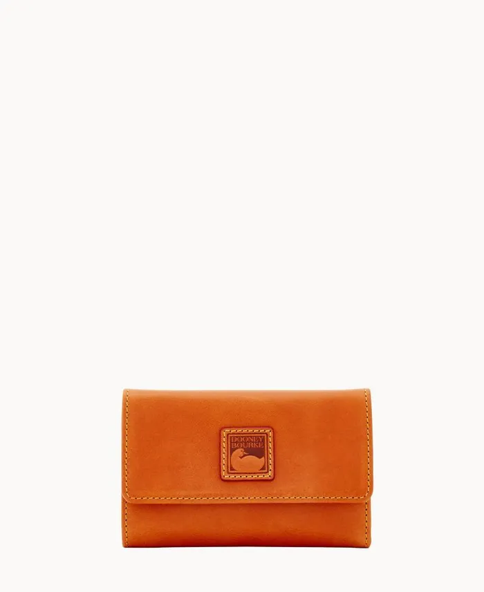 Florentine Flap Wallet Natural ManWoman Dooney and Bourke Wallets