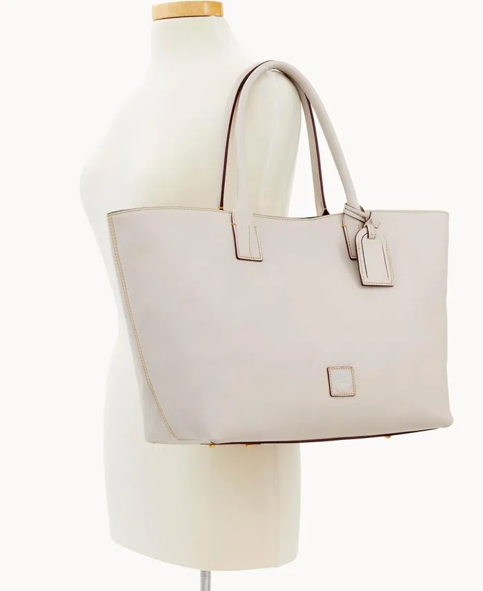 Florentine Medium Russel Bag Ecru Woman Dooney and Bourke Totes Florentine Medium Russel Bag Ecru Woman Dooney and Bourke Totes
