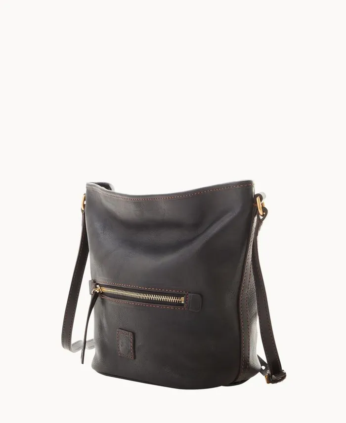 Florentine Zip Sac Black Black Woman Dooney and Bourke Shoulder Bags Florentine Zip Sac Black Black Woman Dooney and Bourke Shoulder Bags