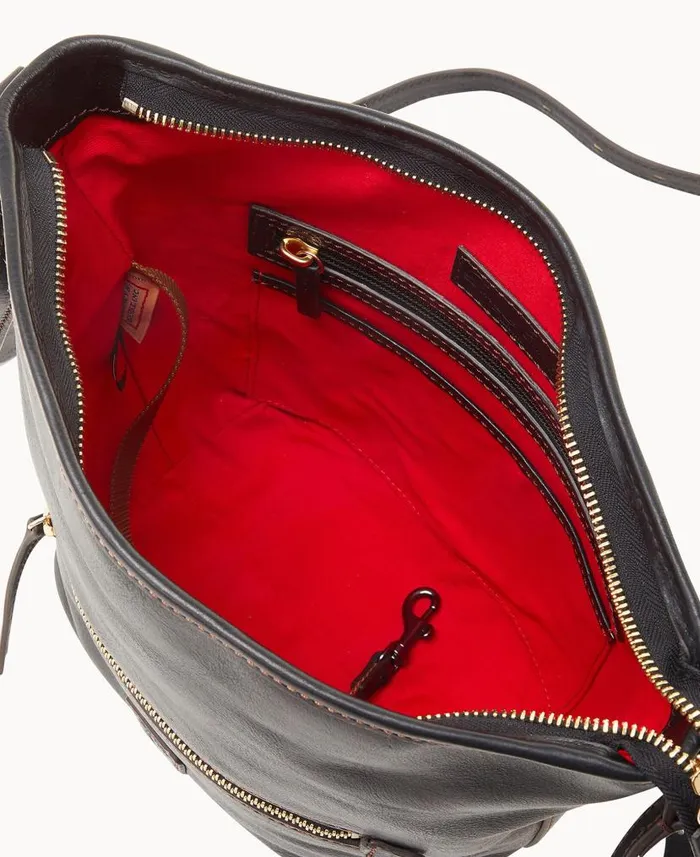 Florentine Zip Sac Black Black Woman Dooney and Bourke Shoulder Bags Florentine Zip Sac Black Black Woman Dooney and Bourke Shoulder Bags