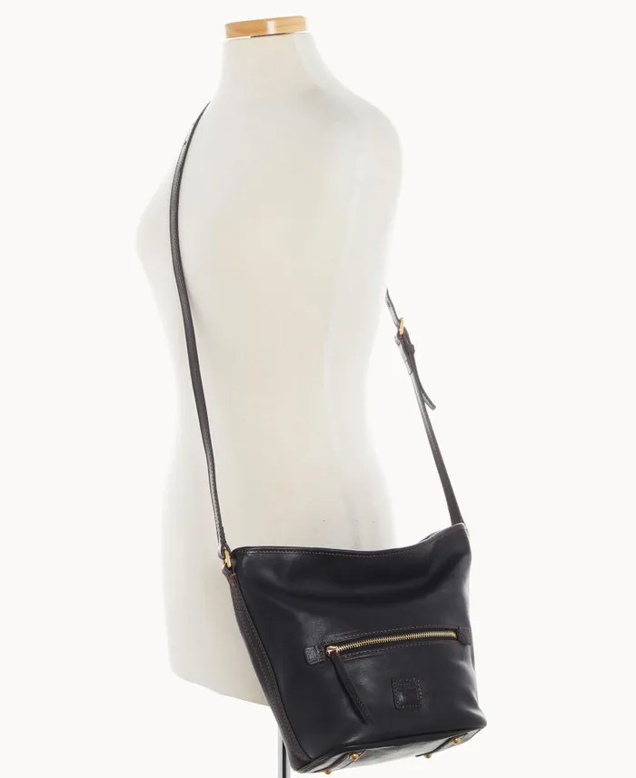 Florentine Zip Sac Black Black Woman Dooney and Bourke Shoulder Bags Florentine Zip Sac Black Black Woman Dooney and Bourke Shoulder Bags