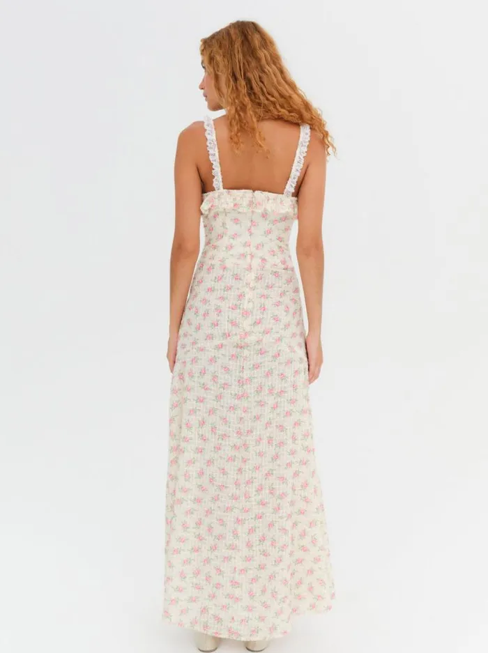 For Love and Lemons Dresses Amelia Maxi Dress Ivory 8211 Women