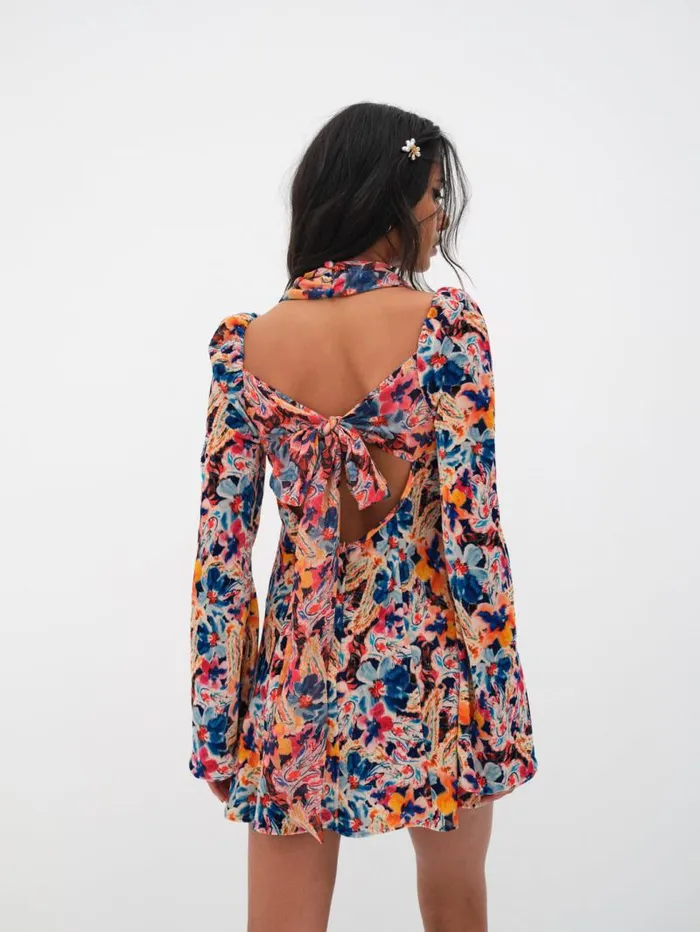 For Love and Lemons Dresses Blake Mini Dress Multi 8211 Women For Love and Lemons Dresses Blake Mini Dress Multi 8211 Women