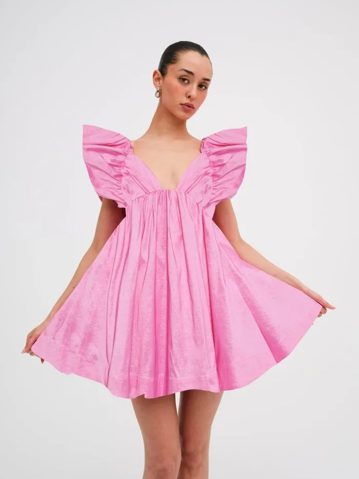 For Love and Lemons Dresses Clementine Mini Dress Pink 8211 Women For Love and Lemons Dresses Clementine Mini Dress Pink 8211 Women