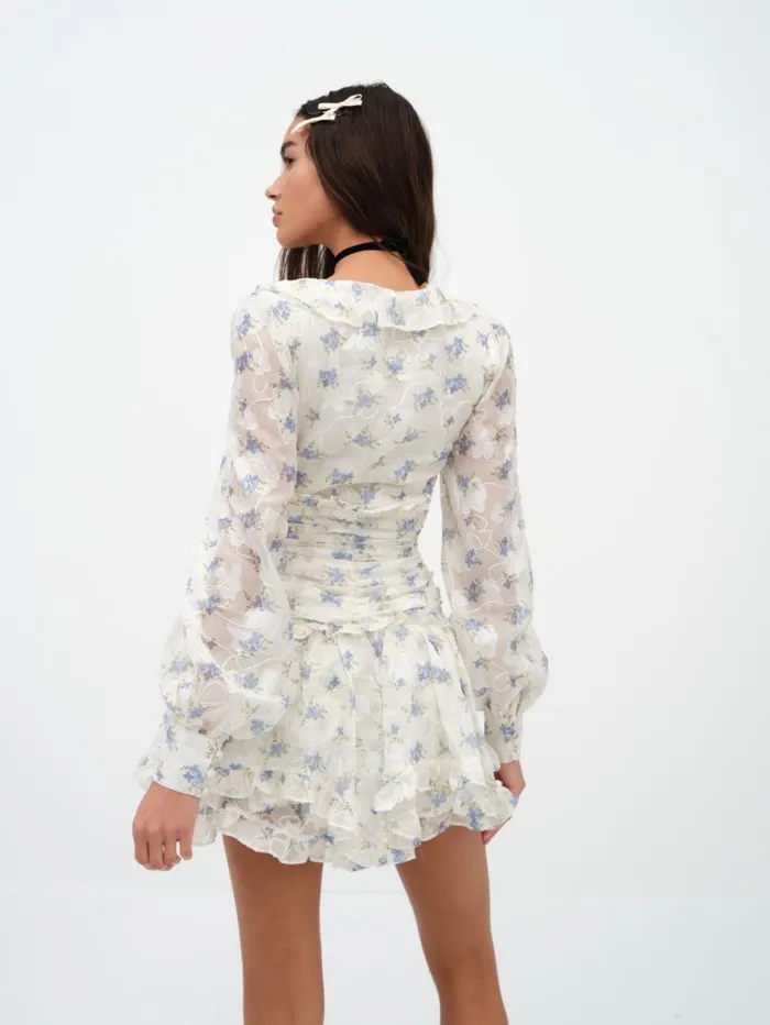 For Love and Lemons Dresses Jayleen Mini Dress Blue 8211 Women For Love and Lemons Dresses Jayleen Mini Dress Blue 8211 Women