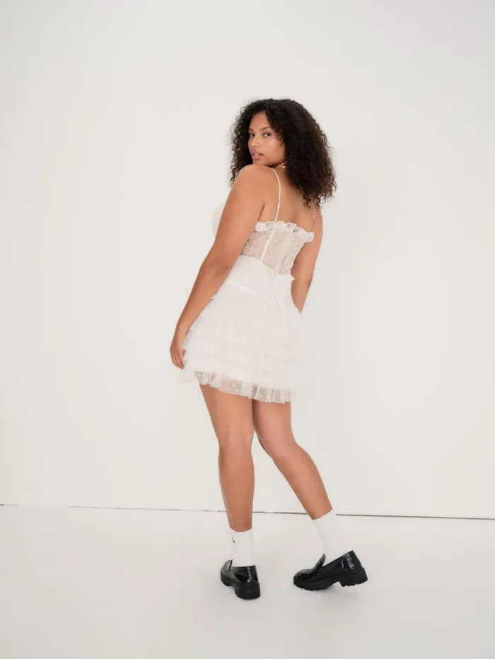 For Love and Lemons Dresses Jules Mini Dress White 8211 Women For Love and Lemons Dresses Jules Mini Dress White 8211 Women