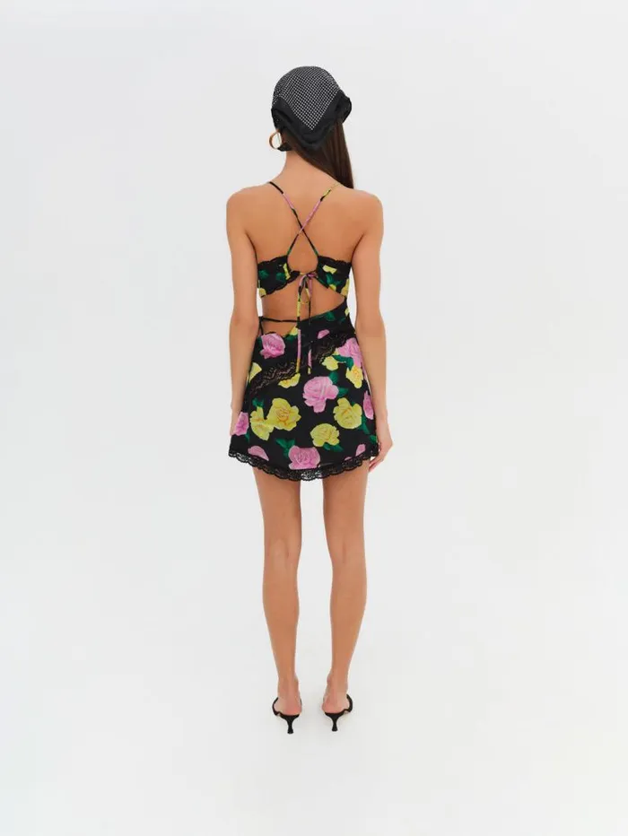 For Love and Lemons Dresses Madison Mini Dress Black 8211 Women