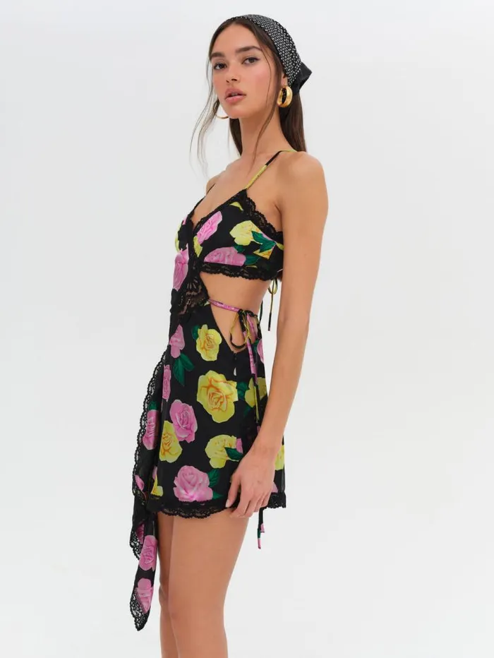 For Love and Lemons Dresses Madison Mini Dress Black 8211 Women