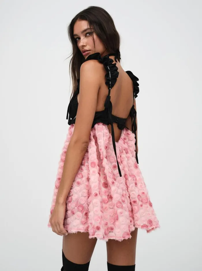 For Love and Lemons Dresses Skye Mini Dress Pink 8211 Women For Love and Lemons Dresses Skye Mini Dress Pink 8211 Women