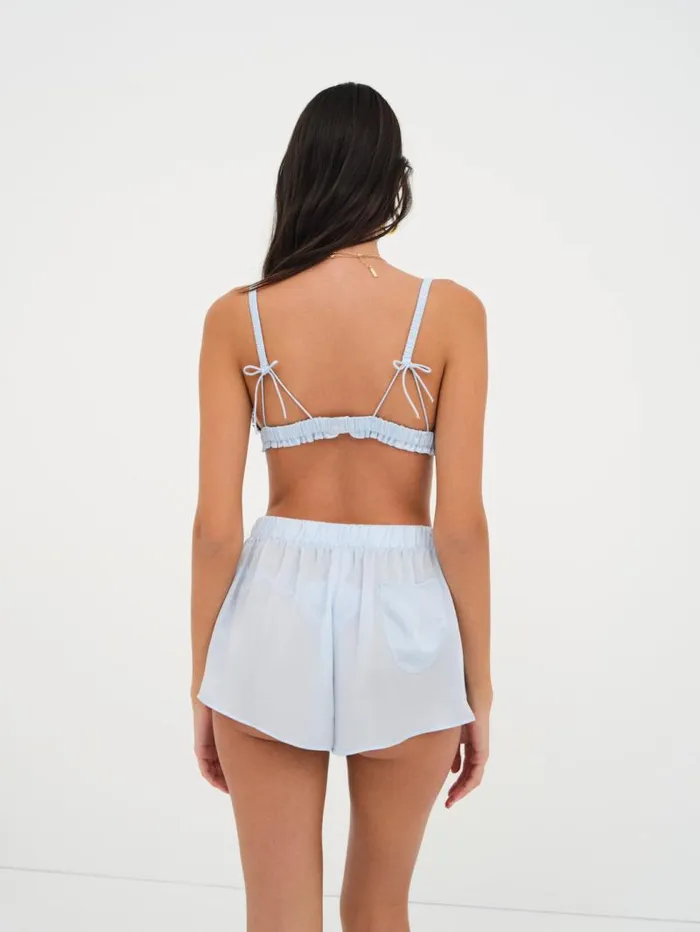 For Love and Lemons Lingerie Everyday Pajama Short Blue 8211 Women For Love and Lemons Lingerie Everyday Pajama Short Blue 8211 Women