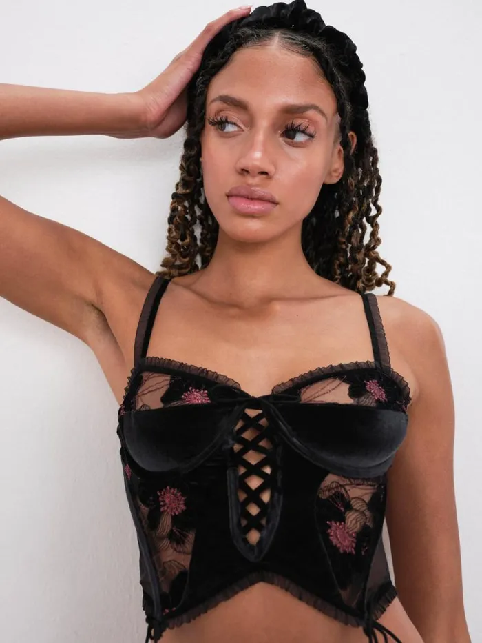 For Love and Lemons Lingerie Margot Bustier Black 8211 Women For Love and Lemons Lingerie Margot Bustier Black 8211 Women