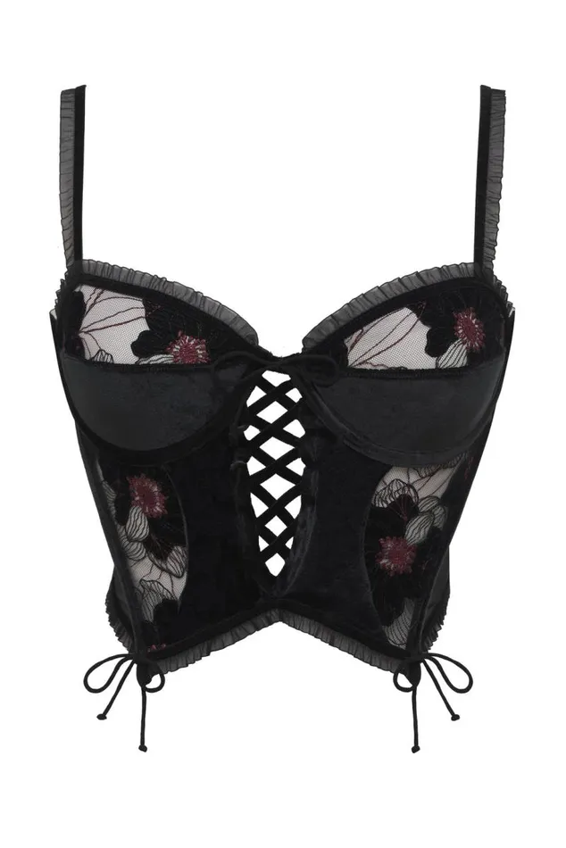 For Love and Lemons Lingerie Margot Bustier Black 8211 Women For Love and Lemons Lingerie Margot Bustier Black 8211 Women
