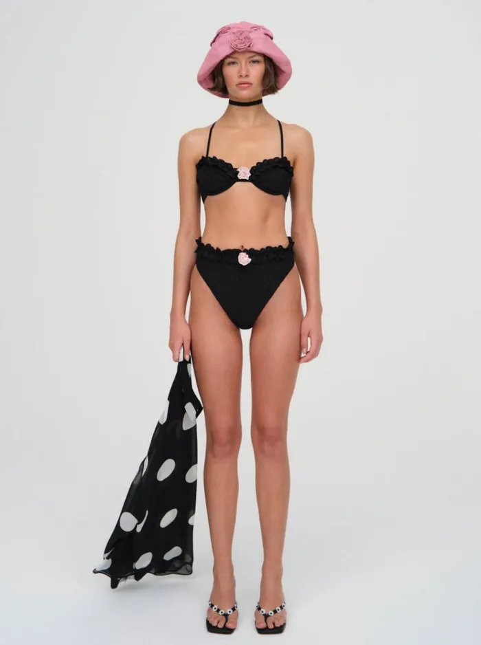For Love and Lemons Swim Clove Highwaist Bikini Bottom Black 8211 Women For Love and Lemons Swim Clove Highwaist Bikini Bottom Black 8211 Women