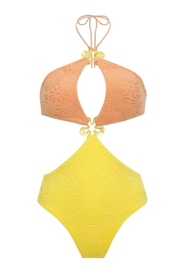 For Love and Lemons Swim Sonny One Piece Yellow 8211 Women For Love and Lemons Swim Sonny One Piece Yellow 8211 Women