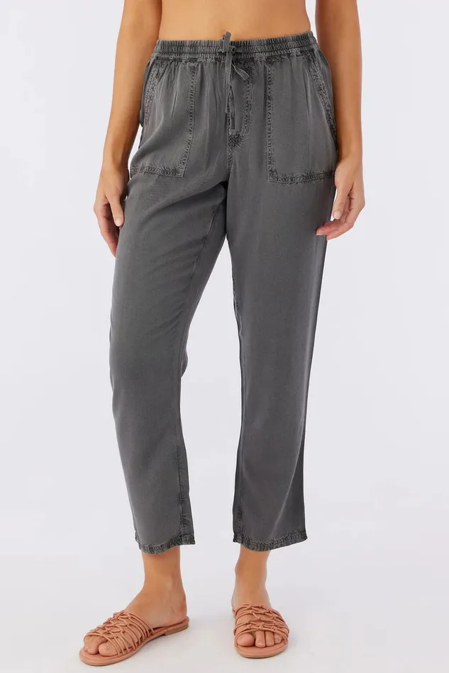 FRANCINA TWILL PANTS Black Women O039NEILL Clothing
