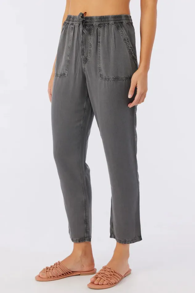 FRANCINA TWILL PANTS Black Women O039NEILL Clothing