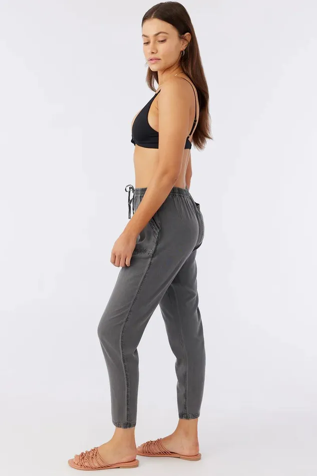 FRANCINA TWILL PANTS Black Women O039NEILL Clothing