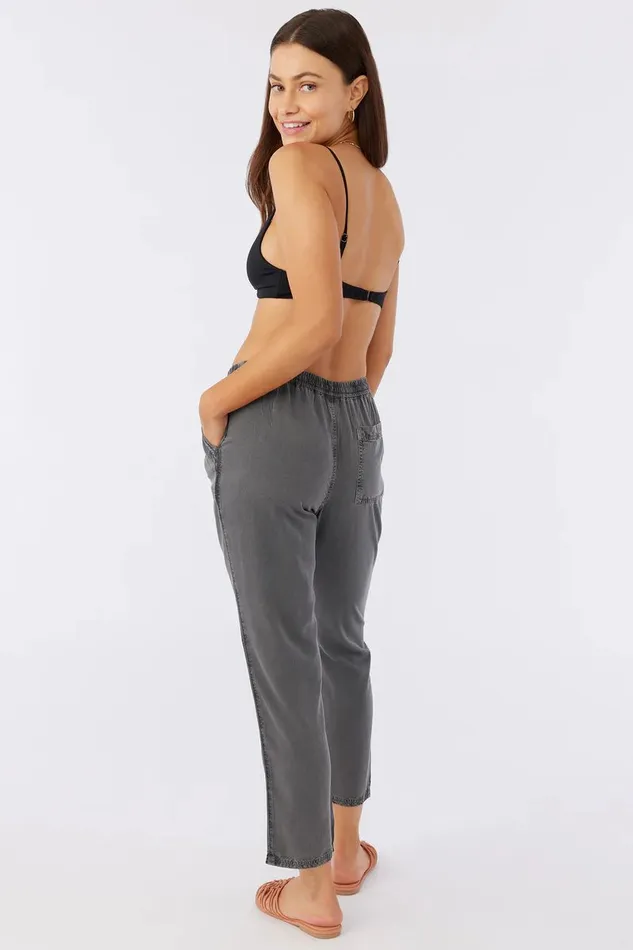 FRANCINA TWILL PANTS Black Women O039NEILL Clothing