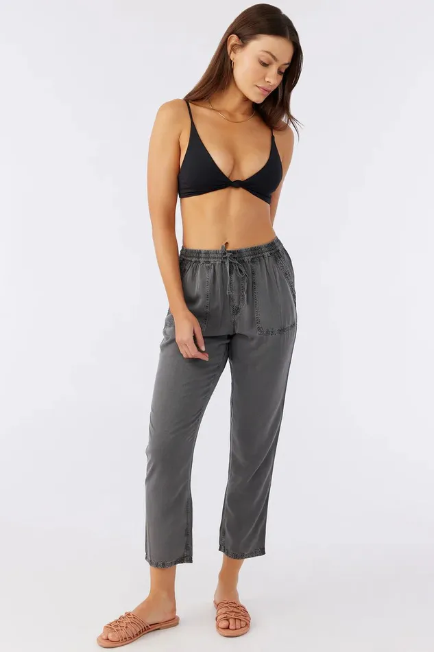 FRANCINA TWILL PANTS Black Women O039NEILL Clothing
