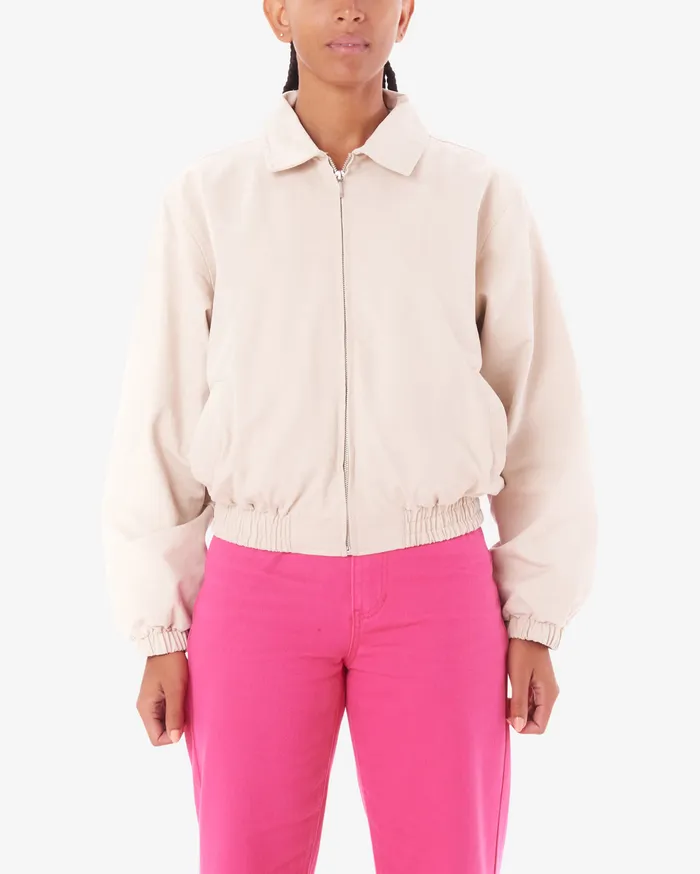 GARDEN BLOUSON JACKET Silver Grey JACKETS OBEY Clothing Women