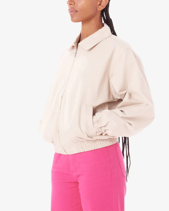 GARDEN BLOUSON JACKET Silver Grey JACKETS OBEY Clothing Women