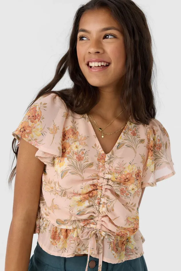 GIRL039S MAY TOP Rose Dust Kids O039NEILL Girl039S Clothing