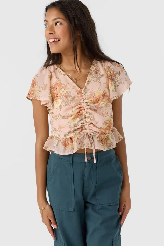 GIRL039S MAY TOP Rose Dust Kids O039NEILL Girl039S Clothing