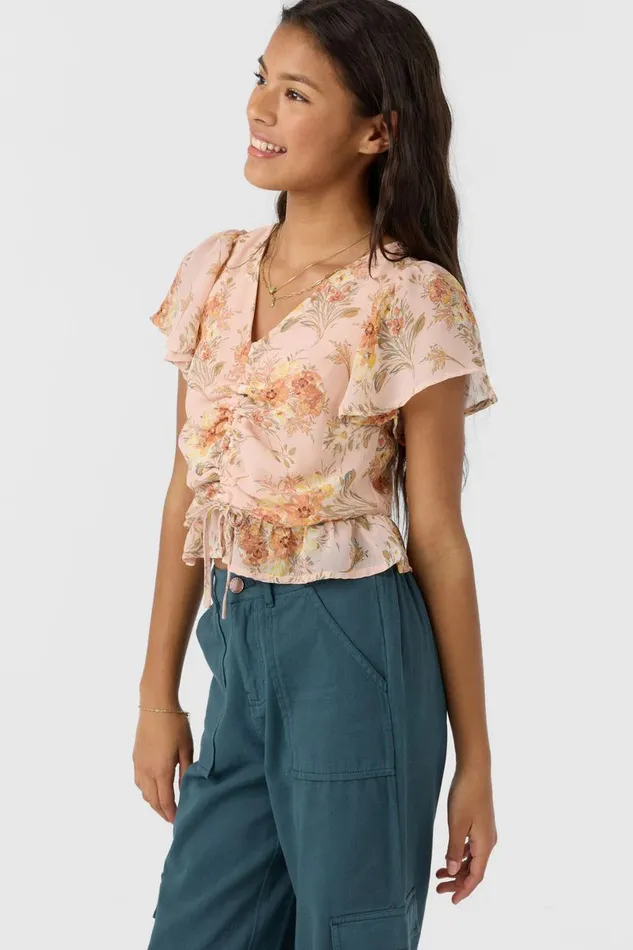 GIRL039S MAY TOP Rose Dust Kids O039NEILL Girl039S Clothing