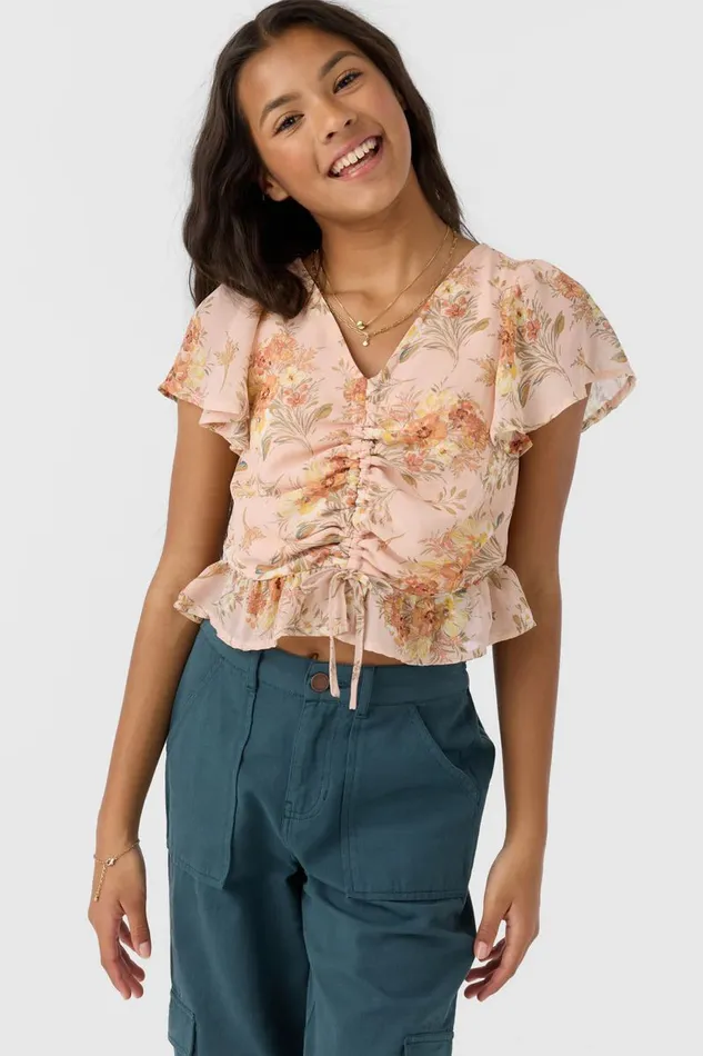 GIRL039S MAY TOP Rose Dust Kids O039NEILL Girl039S Clothing