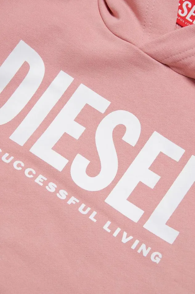 GirlsBoys Lsfort Di Over Hood Pink Diesel ReadyToWear GirlsBoys Lsfort Di Over Hood Pink Diesel ReadyToWear