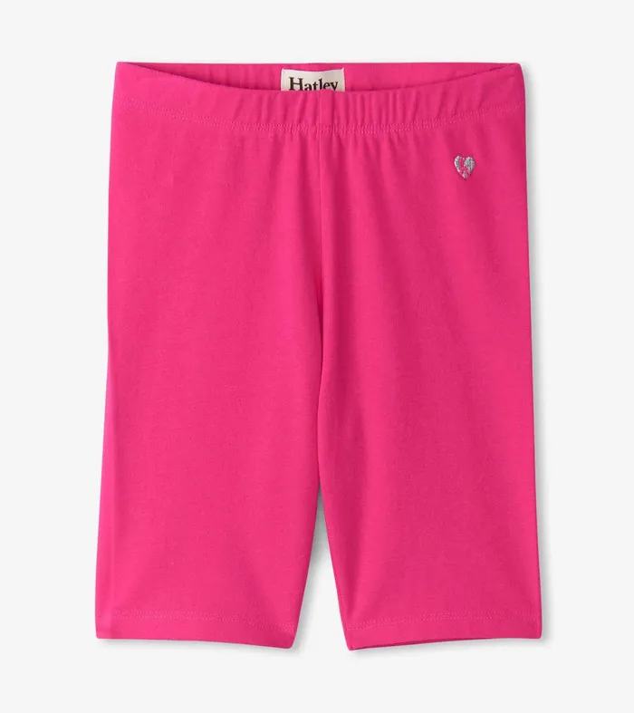 Girls Fuschia Bike Shorts Hatley