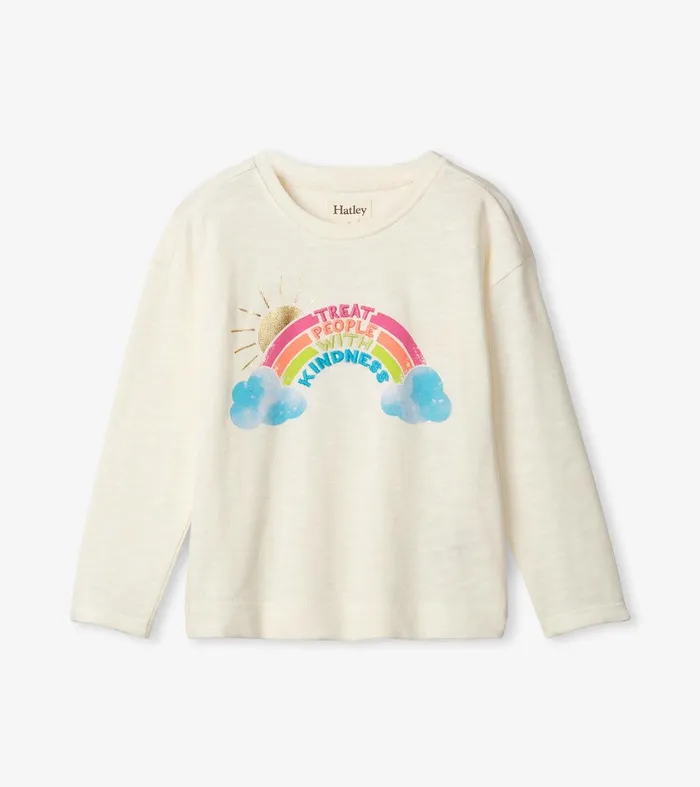 Girls Kindness Long Sleeve TShirt Hatley