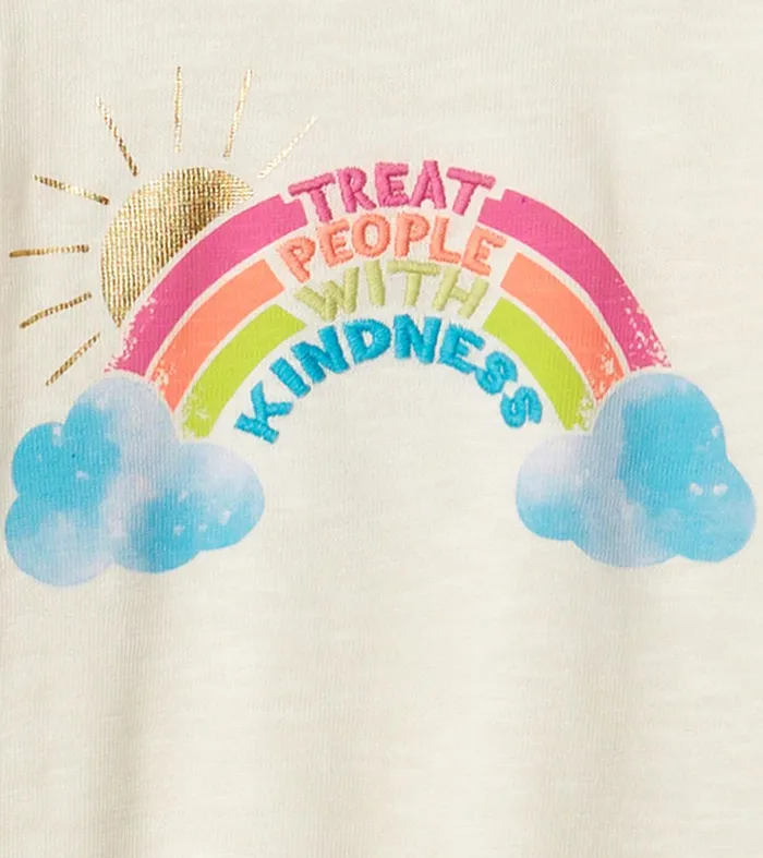 Girls Kindness Long Sleeve TShirt Hatley