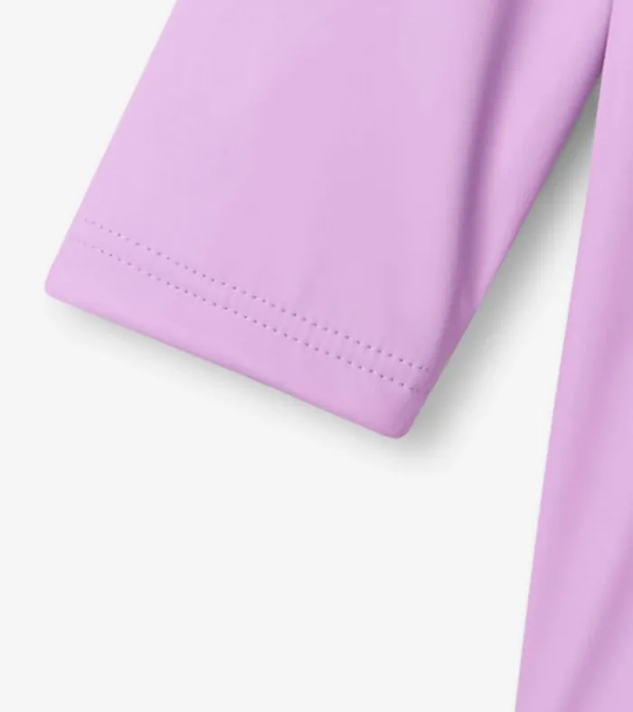 Girls Lilac ButtonUp Rain Jacket Hatley