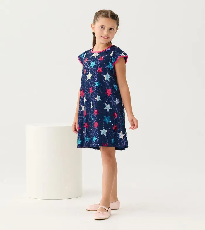 Girls Starry Sky Party Dress Hatley