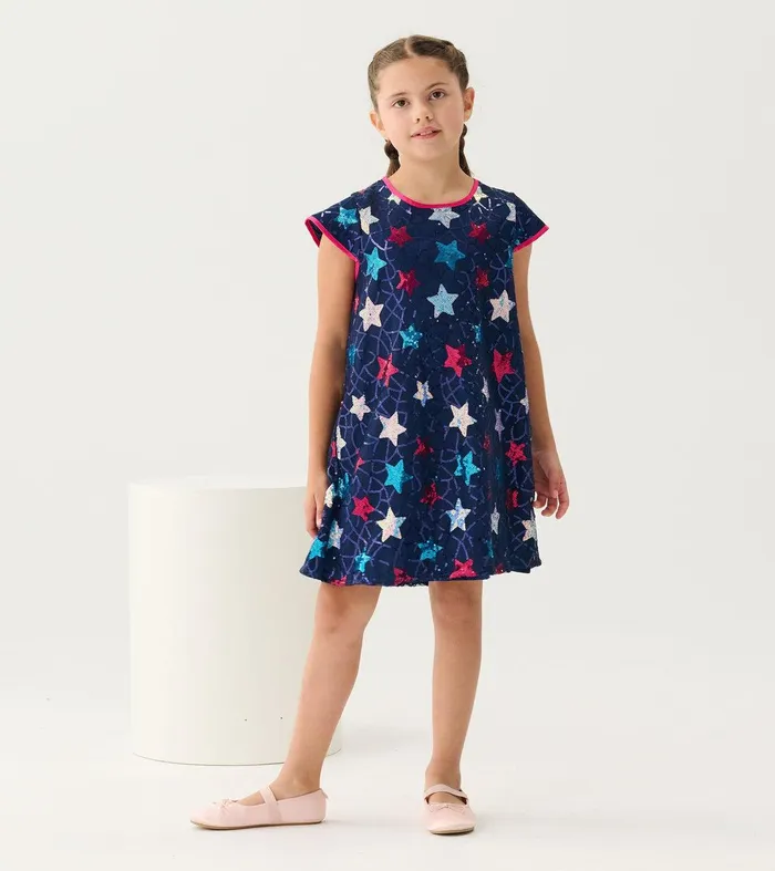 Girls Starry Sky Party Dress Hatley