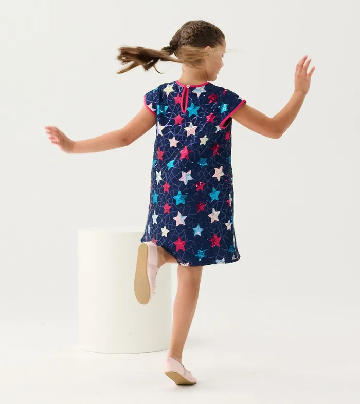 Girls Starry Sky Party Dress Hatley