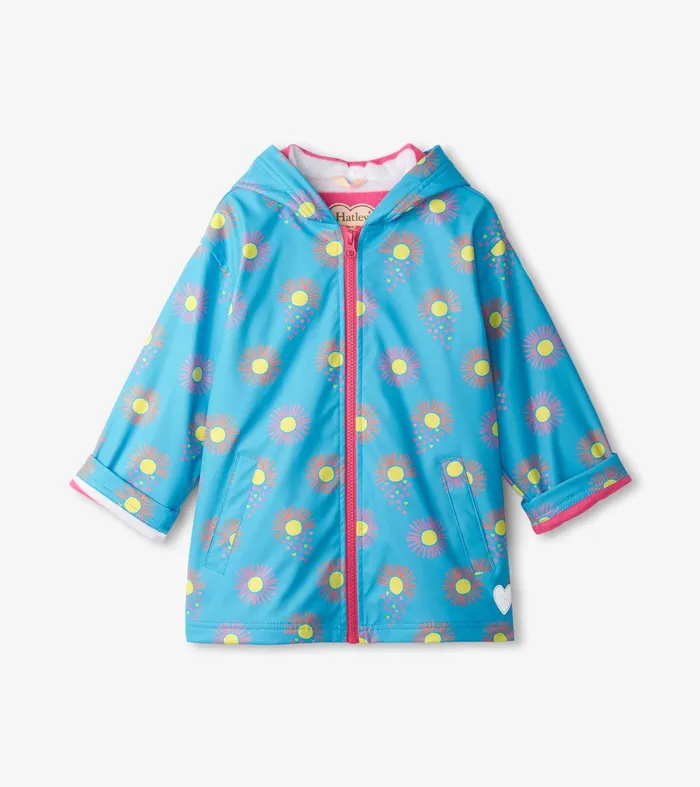 Girls Sunrays ZipUp Rain Jacket Hatley
