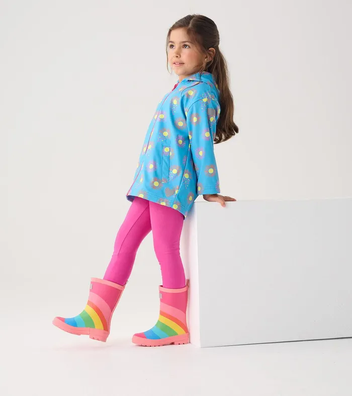 Girls Sunrays ZipUp Rain Jacket Hatley