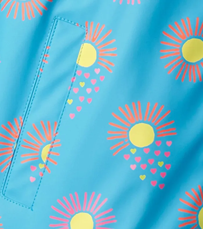 Girls Sunrays ZipUp Rain Jacket Hatley