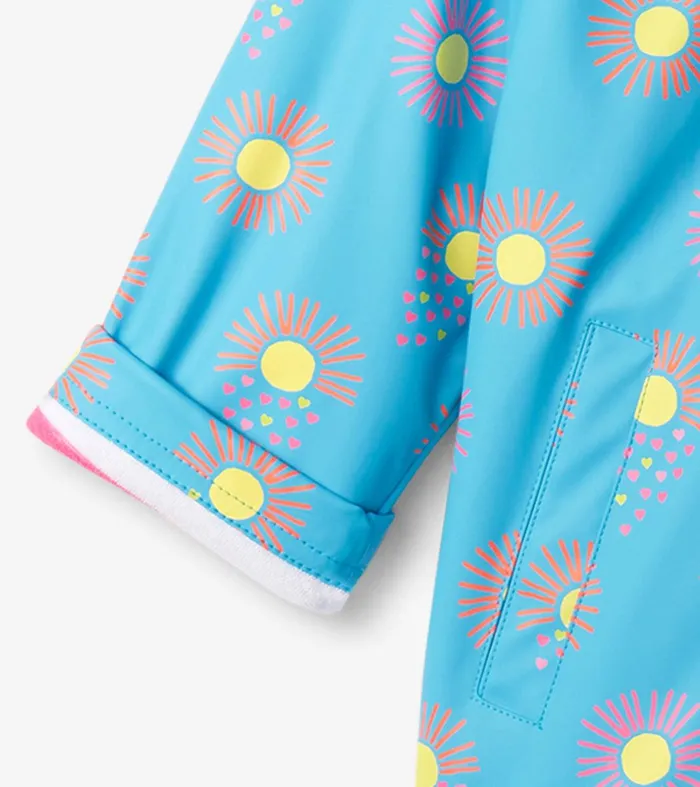 Girls Sunrays ZipUp Rain Jacket Hatley